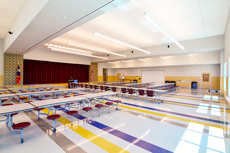 London Elementary cafeteria